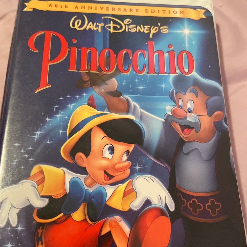 Pinocchio VHS 60th Anniversary Edition used